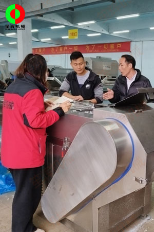 兩批客戶帶物料親臨我司試機考察，并簽訂意向合同！